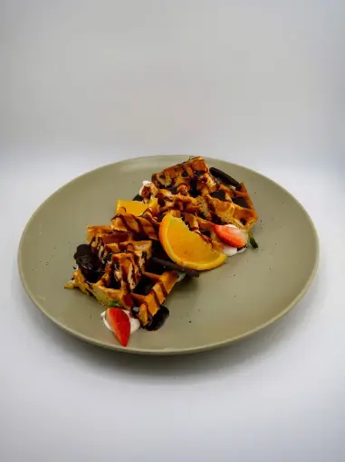 Waffles - Orange with Oreo